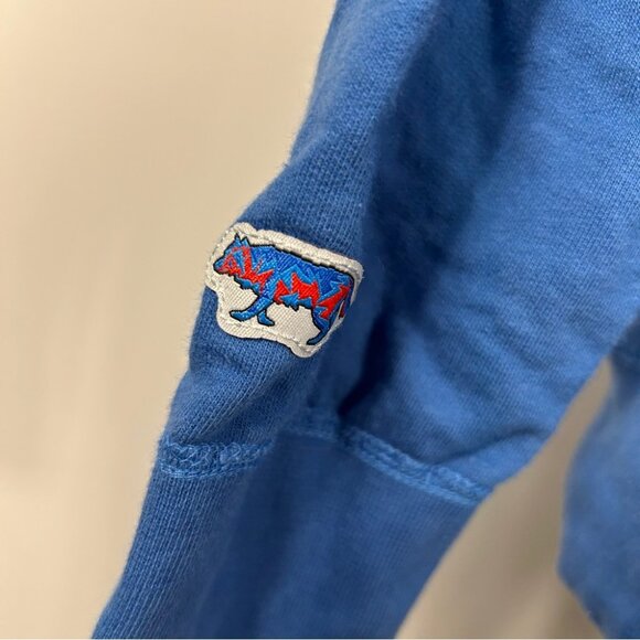 ❤️ Rare Raised By Wolves Two-Tone Hoodie in Blue and Mint Size M - Picture 4 of 10